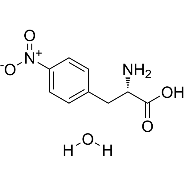 (S)-2-Amino-3-(4-nitrophenyl)propanoic acid hydrate Chemical Structure