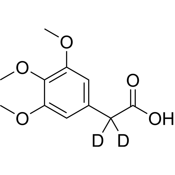(3,4,5-Trimethoxyphenyl)acetic-<em>2</em>,<em>2</em> Acid-<em>d2</em>
