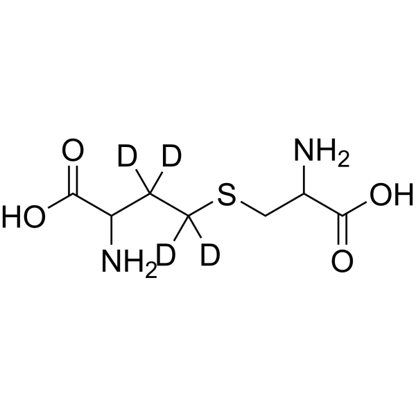DL-Cystathionine-d<sub>4</sub> Chemical Structure