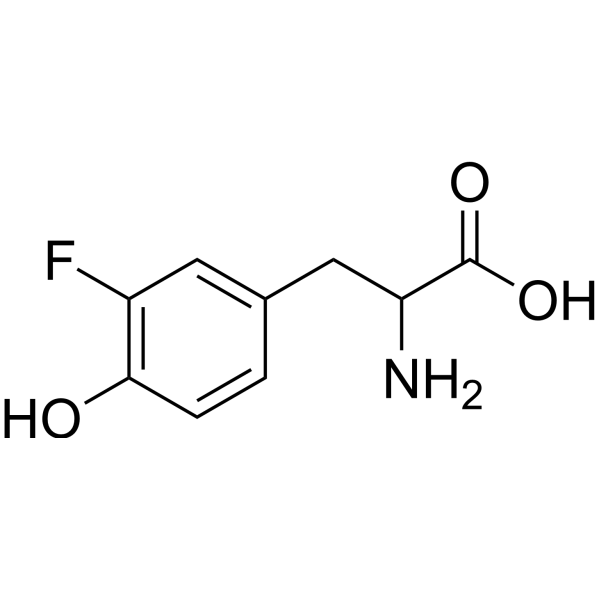 2-Amino-3-(3-fluoro-4-hydroxyphenyl)propanoic acid Chemical Structure