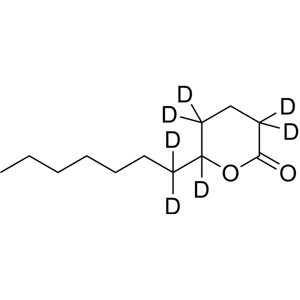 6-Heptyltetrahydro-2H-pyran-2-one-<em>d</em>7