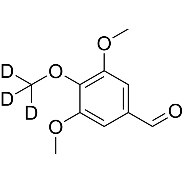 3,4,5-Trimethoxybenzaldehyde-d<sub>3</sub> Chemical Structure