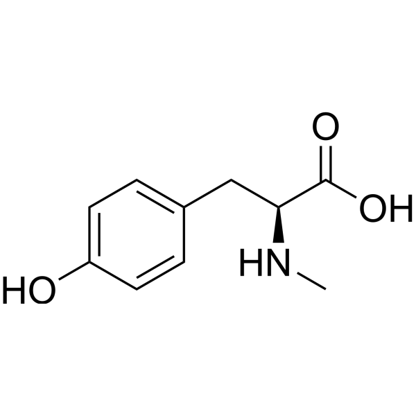 (S)-3-(4-Hydroxyphenyl)-2-(methylamino)propanoic acid Chemical Structure
