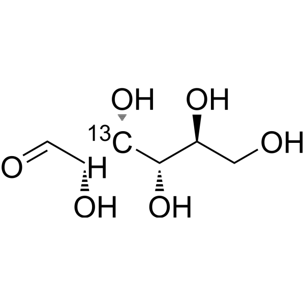 L-Glucose-<sup>13</sup>C-2 Chemical Structure