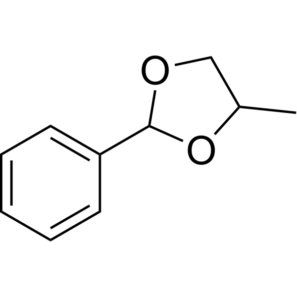 4-Methyl-2-phenyl-1,3-dioxolane Chemical Structure