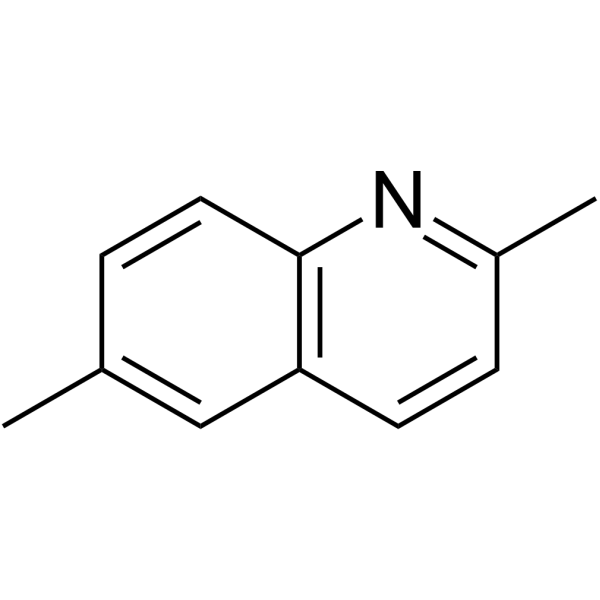 2,6-Dimethylquinoline Chemical Structure