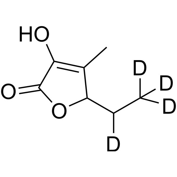 5-Ethyl-3-hydroxy-4-methylfuran-2(5H)-one-<em>d</em>4