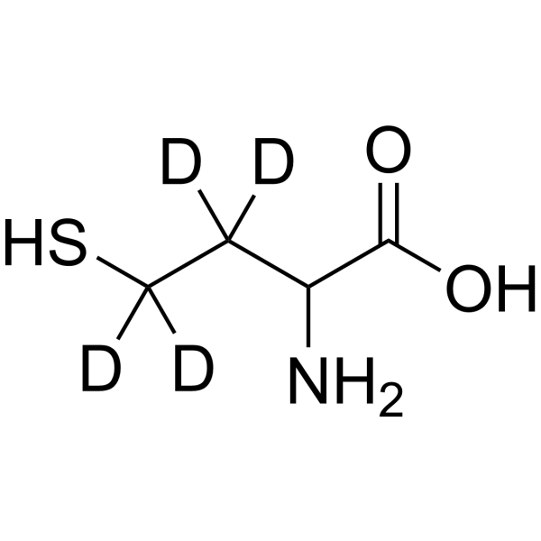 DL-Homocysteine-d<sub>4</sub> Chemical Structure