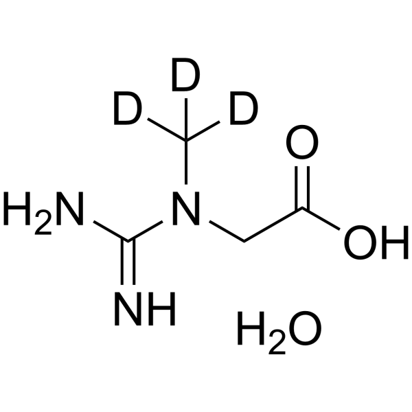 Creatine-d<sub>3</sub> hydrate Chemical Structure