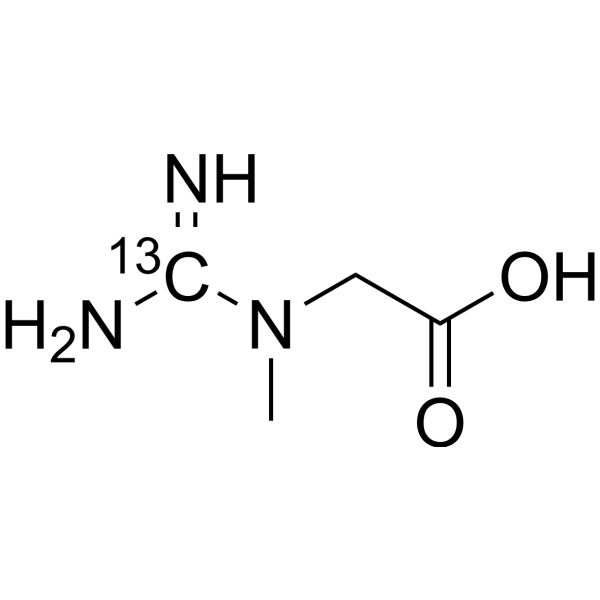 Glycine, <em>N</em>-(aminoiminomethyl)-<em>N</em>-methyl-<em>13</em><em>C</em>