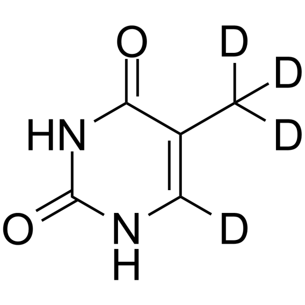 Thymine-d<sub>4</sub> Chemical Structure