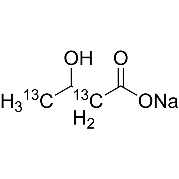3-Hydroxybutyric acid-<em>13</em>C2 sodium