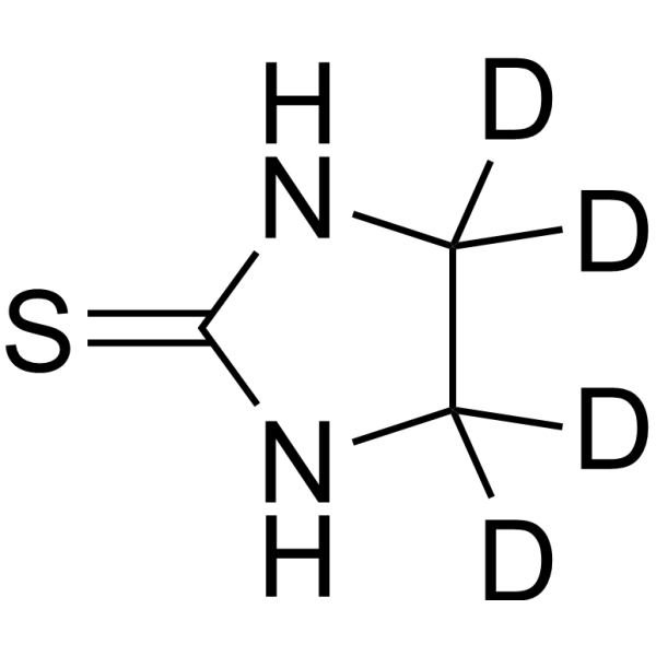 Ethylenethiourea-d<sub>4</sub> Chemical Structure