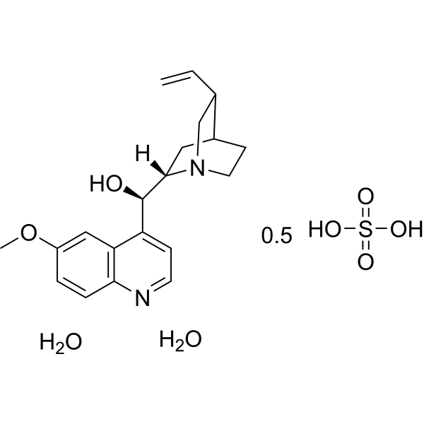 Quinine sulfate hydrate Chemical Structure