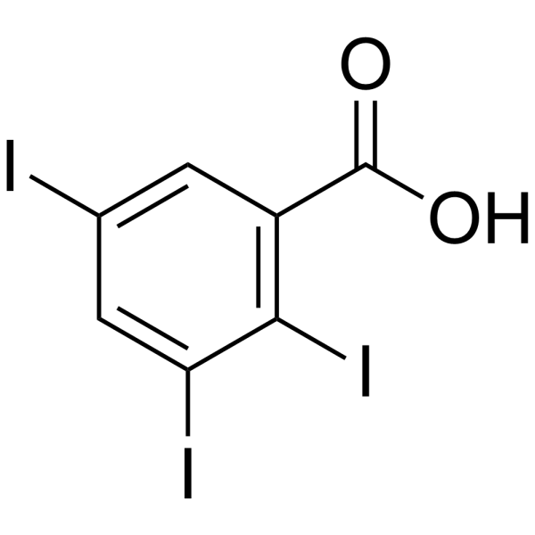2,3,5-Triiodobenzoic acid Chemical Structure