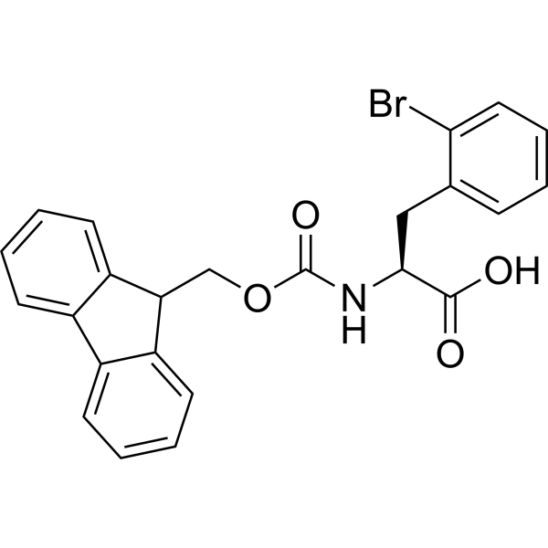 Fmoc-Phe(2-Br)-OH Chemical Structure
