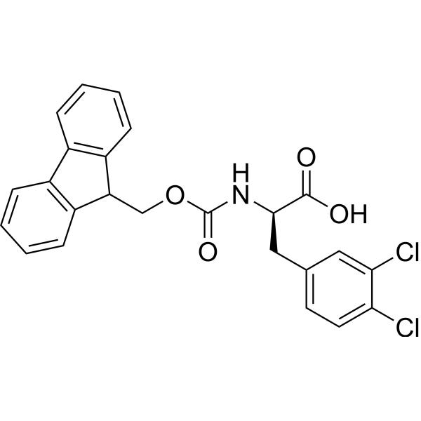 Fmoc-D-Phe(3,4-DiCl)-OH Chemical Structure