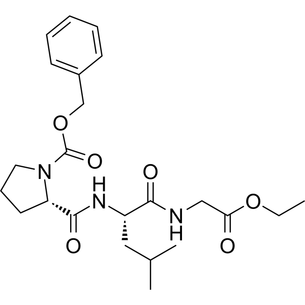 Z-Pro-Leu-Gly-OEt Chemical Structure