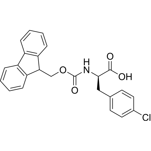 (<em>R</em>)-2-((((9<em>H</em>-Fluoren-9-yl)methoxy)carbonyl)amino)-3-(4-chlorophenyl)propanoic acid