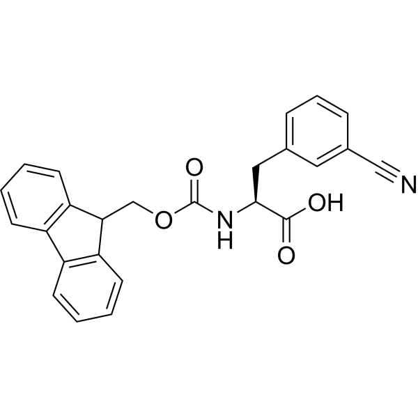 (<em>S</em>)-2-((((9H-Fluoren-9-yl)methoxy)carbonyl)amino)-3-(3-cyanophenyl)propanoic acid
