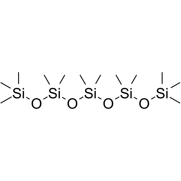 Dodecamethylpentasiloxane Chemical Structure