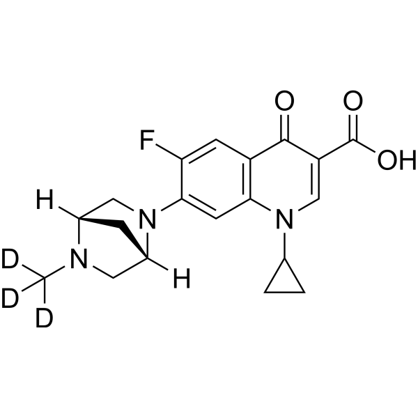 Danofloxacin-d<sub>3</sub> Chemical Structure