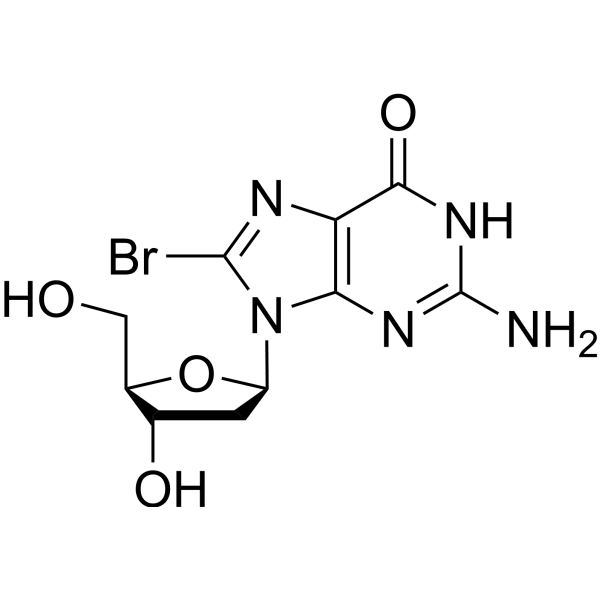 8-Bromo-2'-deoxyguanosine Chemical Structure