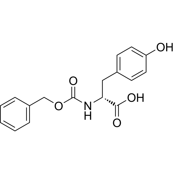 Z-D-tyrosine Chemical Structure