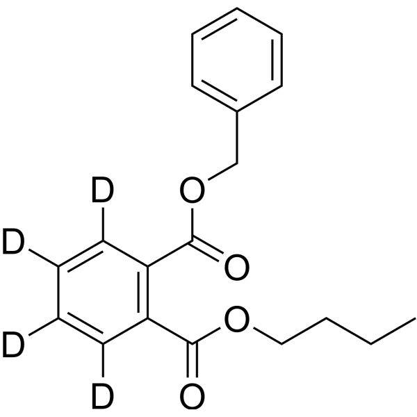 Benzyl butyl phthalate-d<sub>4</sub> Chemical Structure