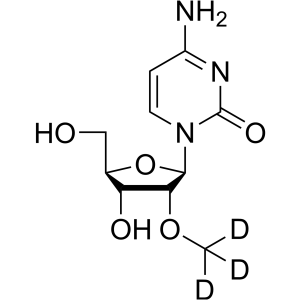 2'-O-Methylcytidine-d<sub>3</sub> Chemical Structure