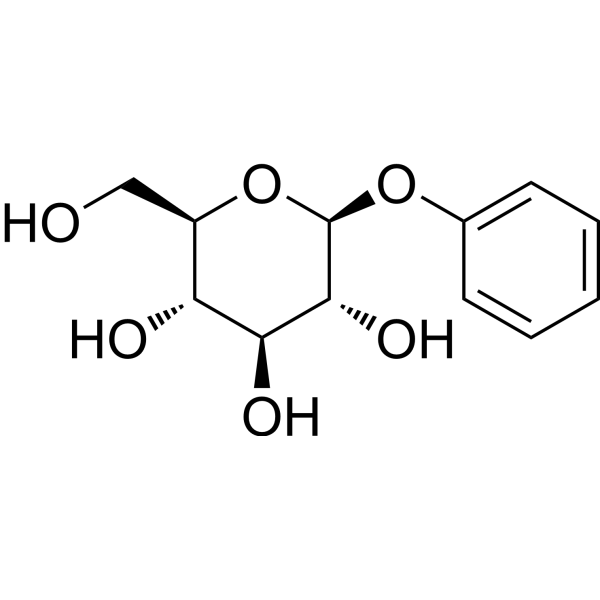 Phenyl β-D-glucopyranoside Chemical Structure