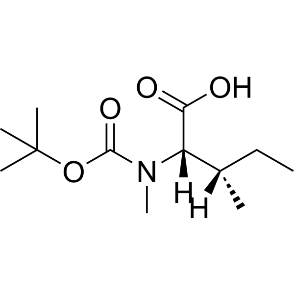Boc-N-methyl-L-isoleucine Chemical Structure