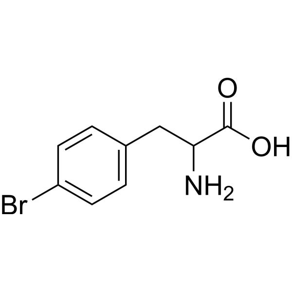 2-Amino-3-(4-bromophenyl)propanoic acid Chemical Structure