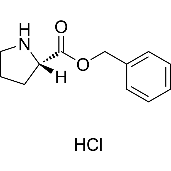 (S)-Benzyl pyrrolidine-2-carboxylate hydrochloride Chemical Structure