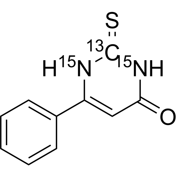 6-<em>Phenyl</em>-2-thiouracil-<em>13</em><em>C</em>,15N2