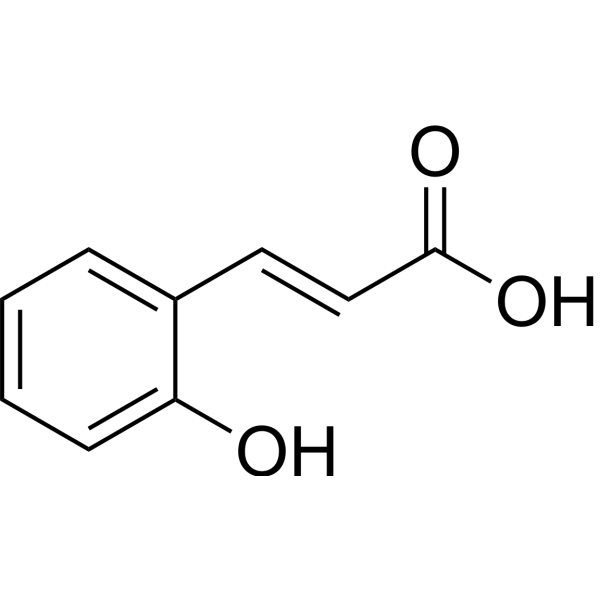 2-Hydroxycinnamic acid Chemical Structure