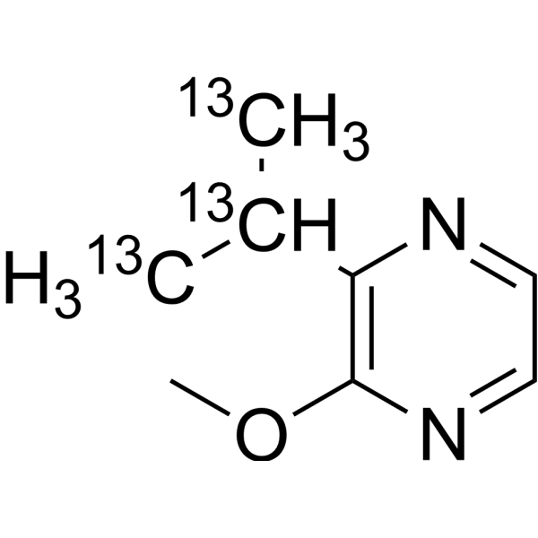 2-Isopropyl-<em>3</em>-methoxypyrazine-13C<em>3</em>
