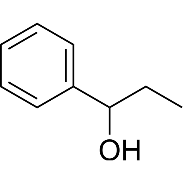 1-Phenyl-1-propanol Chemical Structure