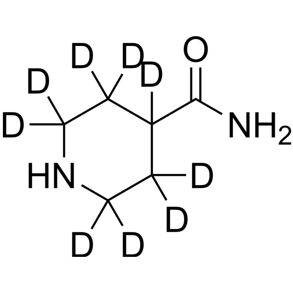 Piperidine-4-carboxamide-d<sub>9</sub> Chemical Structure