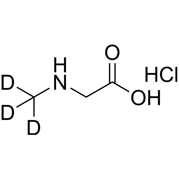 2-(Methylamino)acetic acid-d<sub>3</sub> hydrochloride Chemical Structure