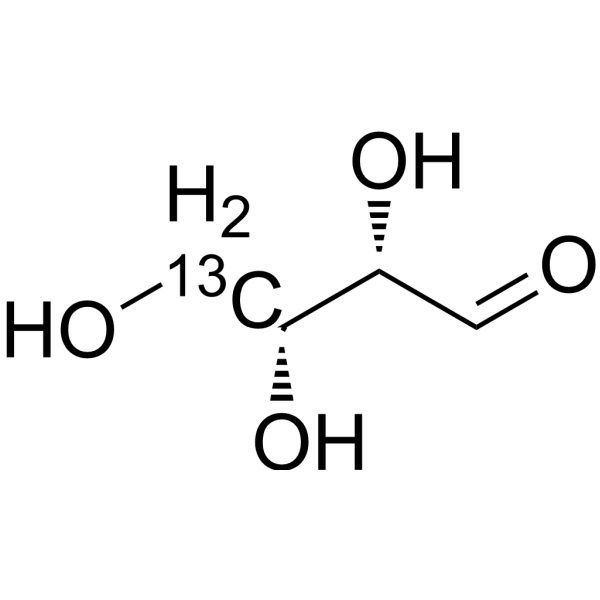 (2S,3<em>R</em>)-2,3,4-Trihydroxybutanal-13C-2