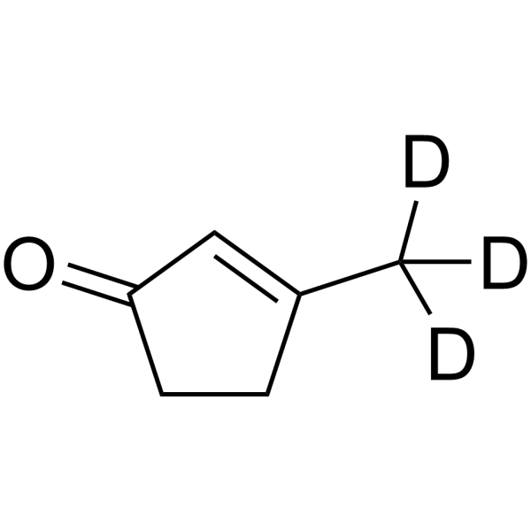 3-Methyl-2-cyclopenten-1-one-d<sub>3</sub> Chemical Structure