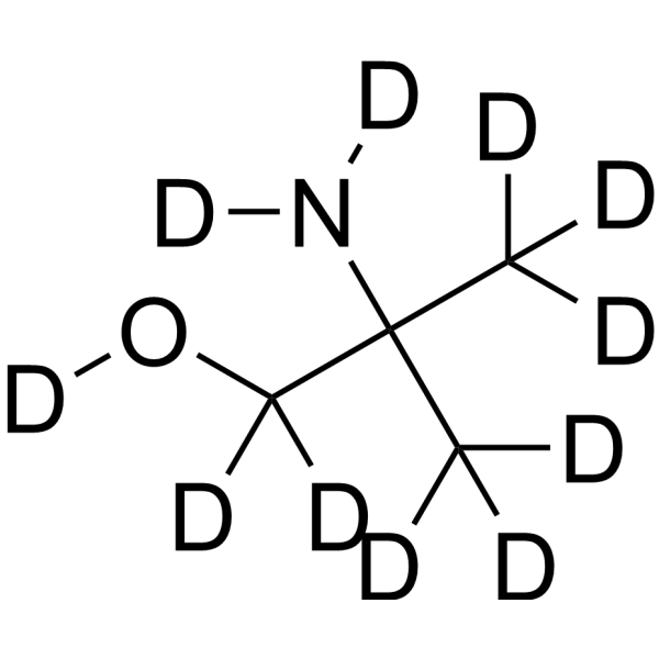 2-Amino-2-methyl-1-propanol-d<sub>11</sub> Chemical Structure