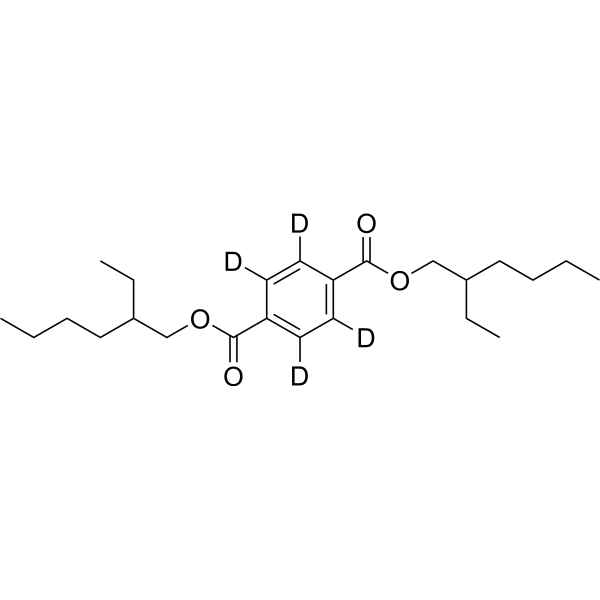 Dioctyl Terepthalate-d<sub>4</sub> Chemical Structure
