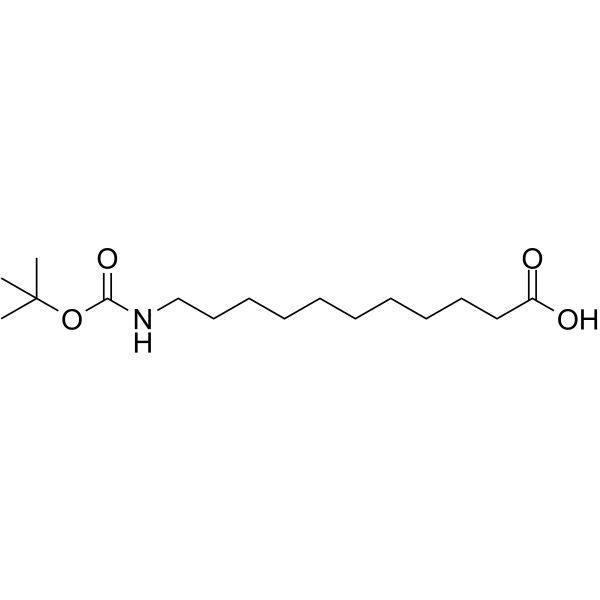 Boc-11-aminoundecanoic acid Chemical Structure