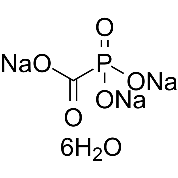 Foscarnet trisodium hexahydrate Chemical Structure