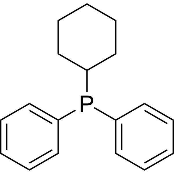 Cyclohexyldiphenylphosphine Chemical Structure