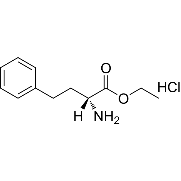 (R)-Ethyl 2-amino-4-phenylbutanoate hydrochloride Chemical Structure
