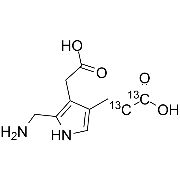 Porphobilinogen-<sup>13</sup>C<sub>2</sub> Chemical Structure