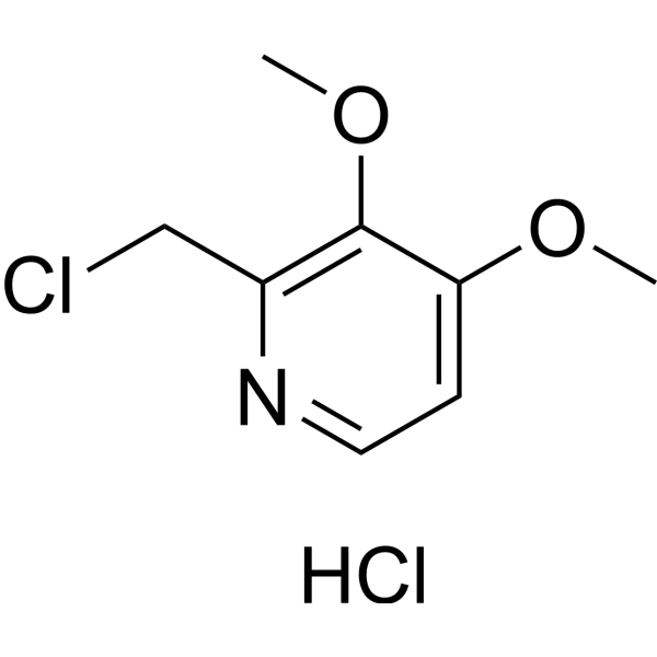 2-(Chloromethyl)-<em>3</em>,4-dimethoxypyridine hydrochloride
